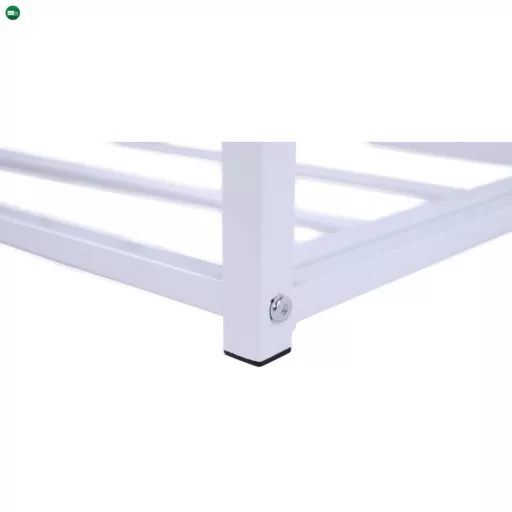 Cipőtároló pad, fekete/fehér, LYROS