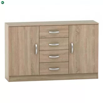 Kombinált komód, tölgy sonoma, BETTY 2 BE02-019-00