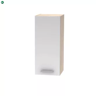 Felsőszekrény, fehér/tölgy sonoma, NOVA PLUS NOPL-002-OH
