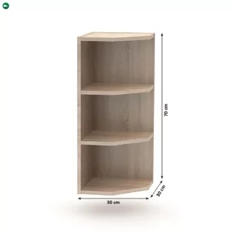   Befejező felsőszekrény, tölgy sonoma, univerzális, NOVA PLUS NOPL-003-OH