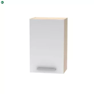   Felsőszekrény 45 1DV, tölgy sonoma/fehér, NOVA PLUS NOPL-024-OH