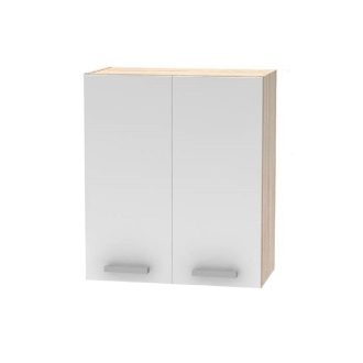  Felsőszekrény 2DV, tölgy sonoma/fehér, NOVA PLUS NOPL-007-OH