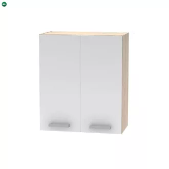   Felsőszekrény 2DV, tölgy sonoma/fehér, NOVA PLUS NOPL-007-OH