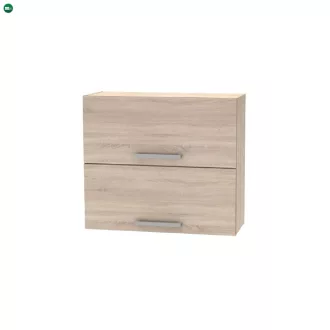   Billenő felsőszekrény 2DV, tölgy sonoma, NOVA PLUS NOPL-015-OH