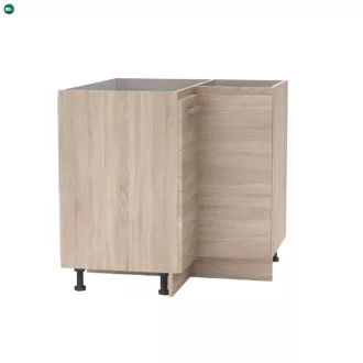   Alsó sarokszekrény, tölgy sonoma, univerzális, NOVA PLUS NOPL-061-RS