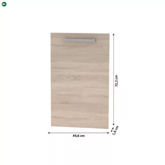   Előlap mosogatógéphez 45, tölgy sonoma, NOVA PLUS NOPL-086-00