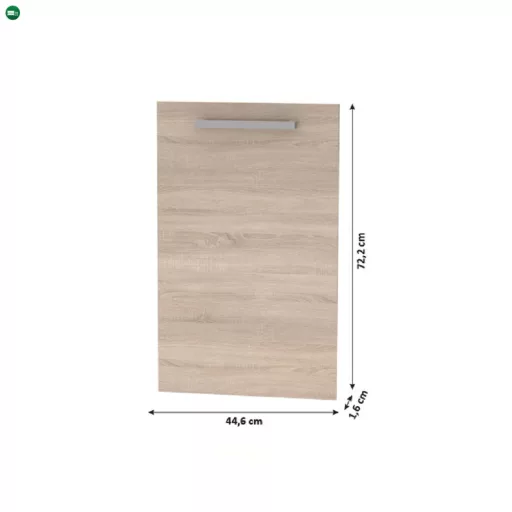 Előlap mosogatógéphez 45, tölgy sonoma, NOVA PLUS NOPL-086-00