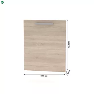   Előlap mosogatógéphez 60, tölgy sonoma, NOVA PLUS NOPL-088-00