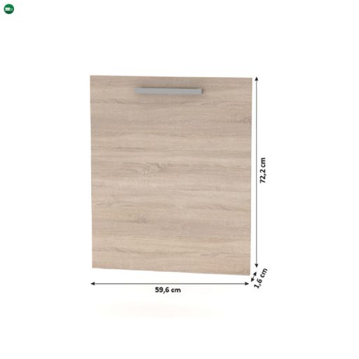 Előlap mosogatógéphez 60, tölgy sonoma, NOVA PLUS NOPL-088-00