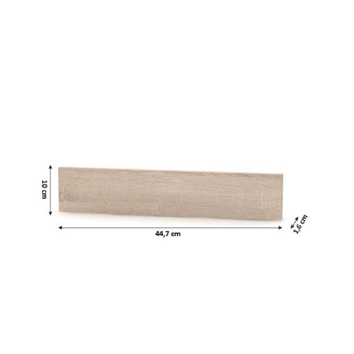 Befejező oldalsó léc alacsonyszekrényekre, tölgy sonoma, NOVA PLUS NOPL-062-00