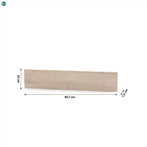 Befejező oldalsó léc alacsonyszekrényekre, tölgy sonoma, NOVA PLUS NOPL-062-00