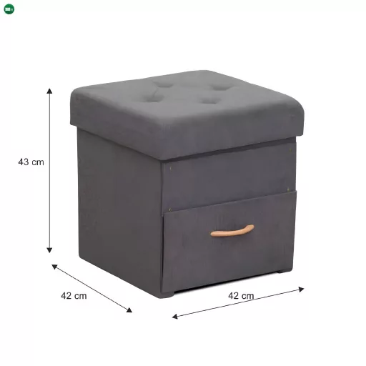 Puff, szürke, SULOT TYP 1