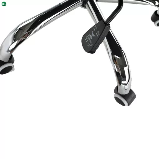 Irodai szék, textilbőr/fém, fekete/króm, FARAN