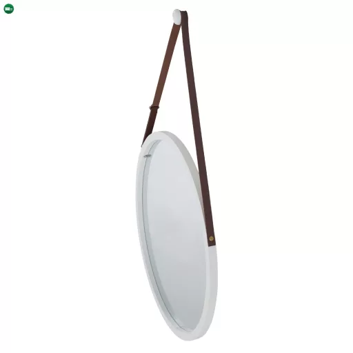 Tükör, bambusz fehér, LEMI 1