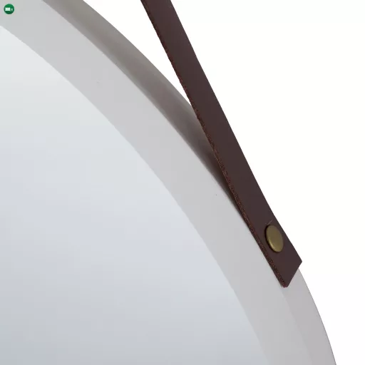 Tükör, bambusz fehér, LEMI 1