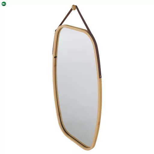 Tükör, természetes bambusz, LEMI 3