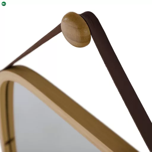 Tükör, természetes bambusz, LEMI 3