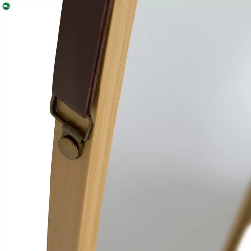 Tükör, természetes bambusz, LEMI 3