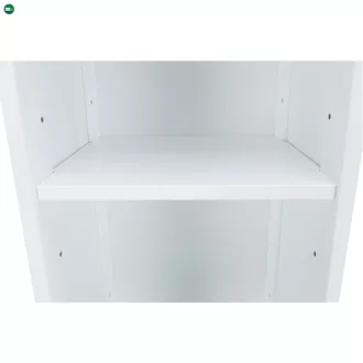Magas szekrény, fehér, ATENE TYP 1