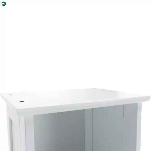 Magas szekrény, fehér, ATENE TYP 1