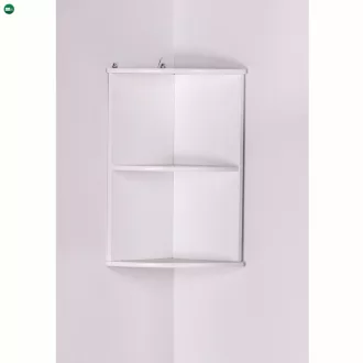 Fali sarokszekrény, fehér, ATENE TYP 4