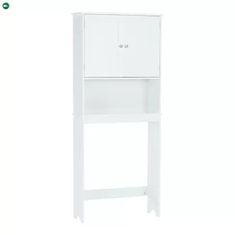 Szekrény a WC fölé, fehér, ATENE TYP 5