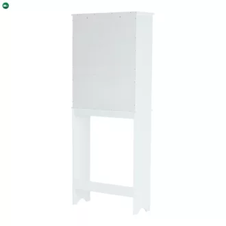 Szekrény a WC fölé, fehér, ATENE TYP 5