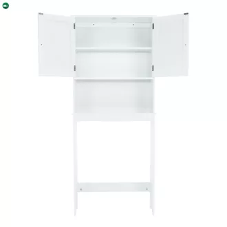 Szekrény a WC fölé, fehér, ATENE TYP 5