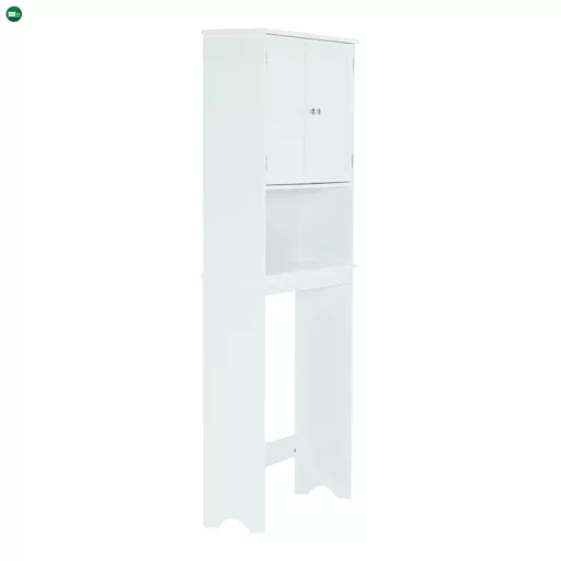 Szekrény a WC fölé, fehér, ATENE TYP 5