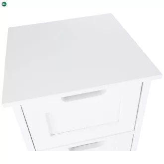 4-fiókos komód, fehér, ATENE TYP 7