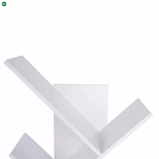 Könyvespolc, fehér, BAKI NEW TYP 2