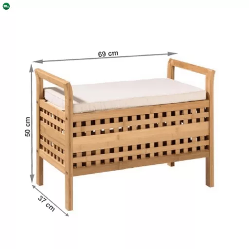 Lóca, bambusz természetes/szürke, TOLOSA