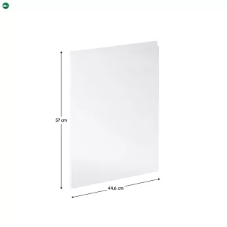   Előlap mosogatógépre, fehér extra magasfényű HG, 44,6x57, AURORA