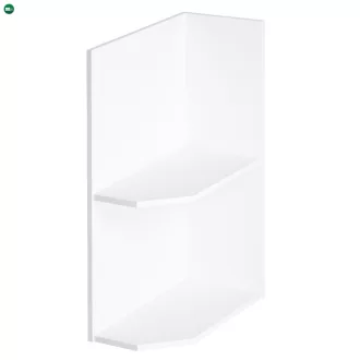 Alsószekrény, fehér, jobbos, AURORA D25PZ