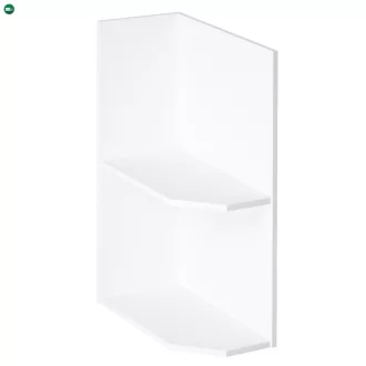 Alsószekrény, fehér, balos, AURORA D25PZ