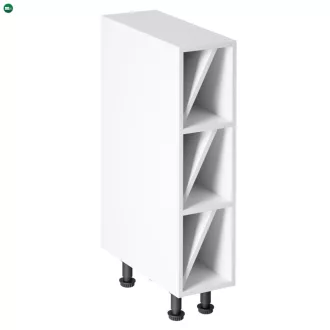 Alsószekrény, fehér, AURORA D20W