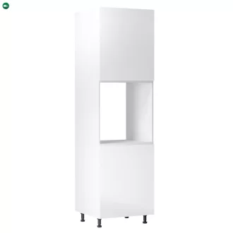   Élelmiszer szekrény, fehér/fehér extra magasfényű, jobb, AURORA D60P