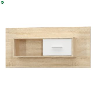 Faliszekrény 1D, fehér/tölgy sonoma, TEYO