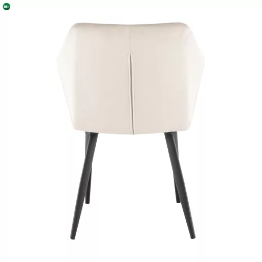 Szék, szövet bézs/fekete lábak, ODOVEL