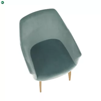 Szék, szövet mentol/bükk, ODOVEL