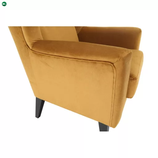 Fotel-füles, réz/fekete, RODEZA