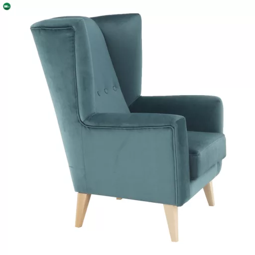 Fotel-füles, mentol/bükk, RODEZA