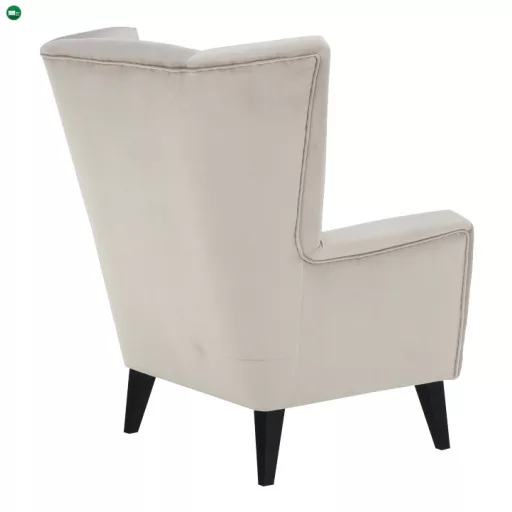 Fotel-füles, bézs/fekete, RODEZA