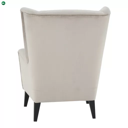 Fotel-füles, bézs/fekete, RODEZA