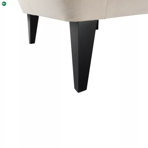 Fotel-füles, bézs/fekete, RODEZA