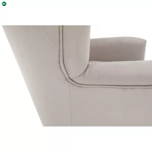 Fotel-füles, bézs/fekete, RODEZA