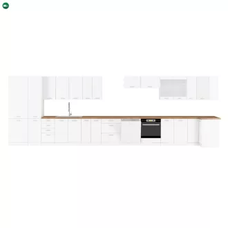 Felső sarokszekrény, fehér, SPLIT 58x58 GN-72 1F