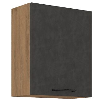   Felsőszekrény, tölgy lancelot/szürke matt, VEGA 60 G-72 1F