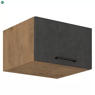   Felsőszekrény, tölgy lancelot/szürke matt, VEGA 60 NAGU-36 1F