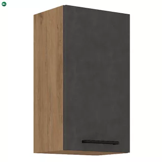   Felsőszekrény, tölgy lancelot/szürke matt, VEGA 40 G-72 1F